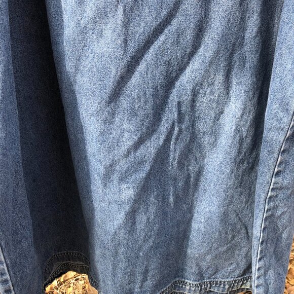 Sunshine Apparel Denim Sleeveless Romper Dress, Size 2X - Picture 10 of 10